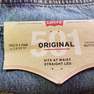 Levi's 501 Original Button Fly Straight leg Jeans